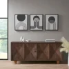 Cosmic Curl Geometric 3-Pc. Grayscale Wall Art-Kirkland's Home Outlet