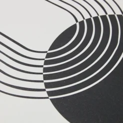 Cosmic Curl Geometric 3-Pc. Grayscale Wall Art-Kirkland's Home Outlet