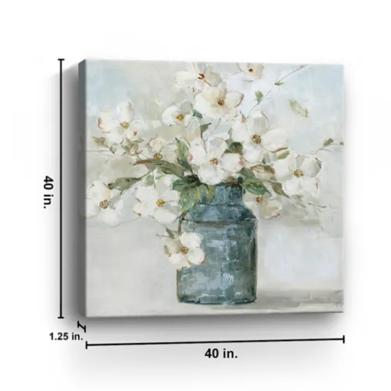 Cottage Charmer Giclee Canvas Art Print, 40X40 In.-Kirkland's Home Online
