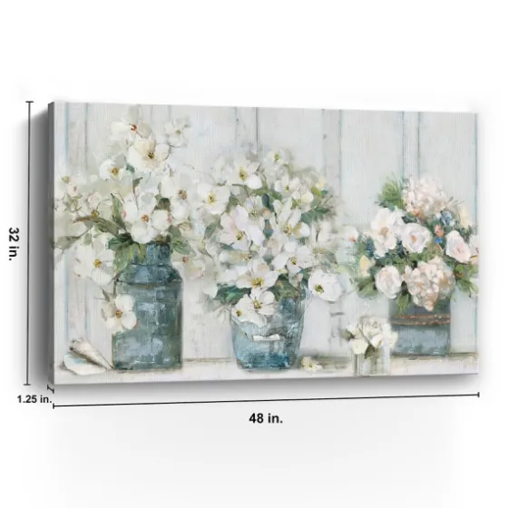 Cottage Mantle Canvas Art Print-Kirkland's Home Fashion
