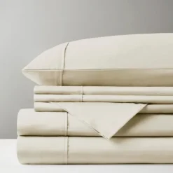 Cotton Blend Sateen 6-Pc. King Sheet Set-Kirkland's Home Shop