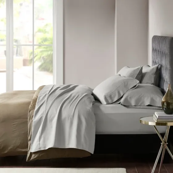Cotton Blend Sateen 6-Pc. Queen Sheet Set-Kirkland's Home Best