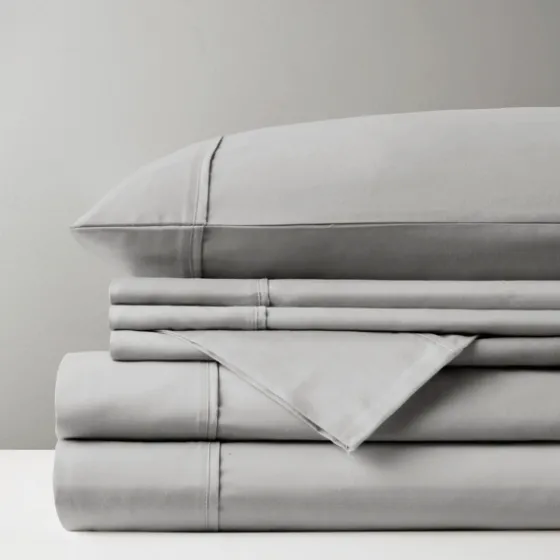 Cotton Blend Sateen 6-Pc. Queen Sheet Set-Kirkland's Home Best