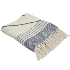 Cotton Diamond Geometric Fringe Throw-Kirkland's Home Flash Sale