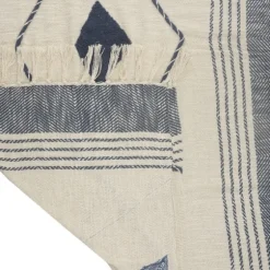 Cotton Diamond Geometric Fringe Throw-Kirkland's Home Flash Sale
