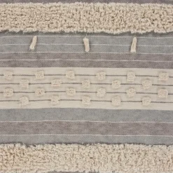 Cotton Fringe Eclectic Tufted Throw-Kirkland's Home Fashion