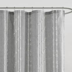 Cotton Jacquard Shower Curtain-Kirkland's Home Sale