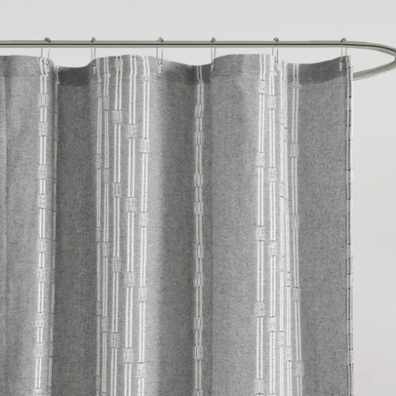 Cotton Jacquard Shower Curtain-Kirkland's Home Sale
