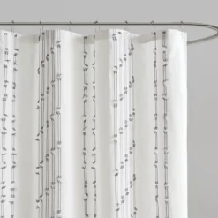 Cotton Jacquard Shower Curtain-Kirkland's Home New