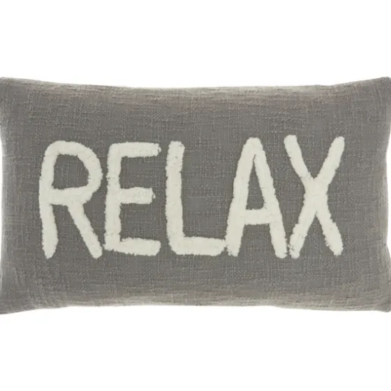 Cotton Relax Tufted Lumbar Pillow-Kirkland's Home New