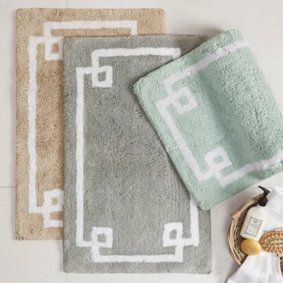 Cotton Tufted Bath Mat With Border, 40 In.-Kirkland's Home Best