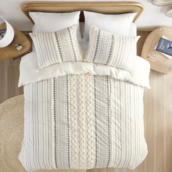 Cotton Tufted King 3-Pc. Comforter Set-Kirkland's Home Best Sale