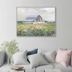 Country Fields Framed Canvas Art Print-Kirkland's Home Hot