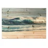 Crashing Waves Wood Wall Plaque-Kirkland's Home New