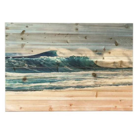 Crashing Waves Wood Wall Plaque-Kirkland's Home New