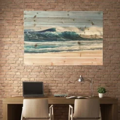 Crashing Waves Wood Wall Plaque-Kirkland's Home New