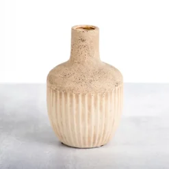Cream Acorn Ceramic Vase, 8 In.-Kirkland's Home Store