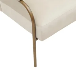 Cream And Gold Channeled Accent Chair-Kirkland's Home Store