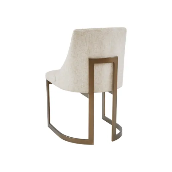 Cream And Gold Modern Dining Chairs, Set Of 2-Kirkland's Home New