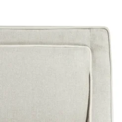 Cream And White Contrast Welting Accent Chair-Kirkland's Home Best