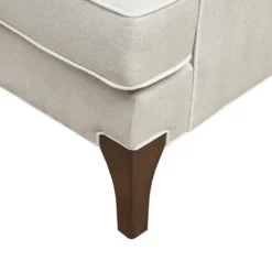 Cream And White Contrast Welting Accent Chair-Kirkland's Home Best