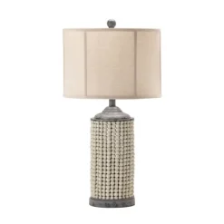 Cream Beaded Table Lamp-Kirkland's Home Outlet