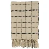 Cream Blue Plaid Throw Blanket-Kirkland's Home Cheap