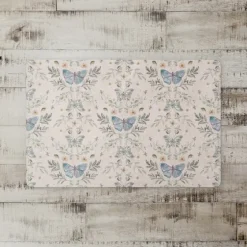 Cream Botanical Butterfly Floor Mat-Kirkland's Home Cheap