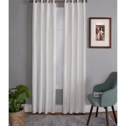 Cream Box Pleated Single Curtain Panel, 84 In.-Kirkland's Home Hot