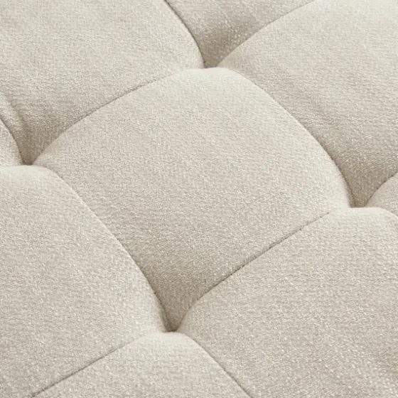 Cream Button Tufted Upholstered Storage Bench-Kirkland's Home Cheap