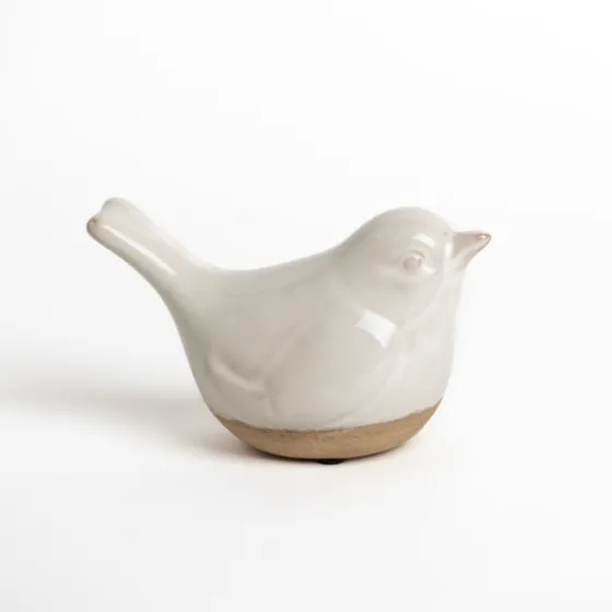 Cream Ceramic Bird Figurine-Kirkland's Home Clearance