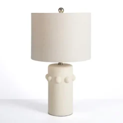 Cream Ceramic Knobs Table Lamp-Kirkland's Home New