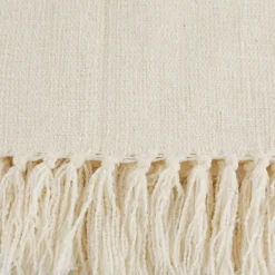 Cream Chenille Fringe Throw-Kirkland's Home Sale