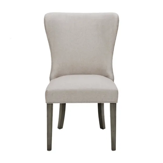 Cream Curved Back Upholstered Dining Chair-Kirkland's Home Best