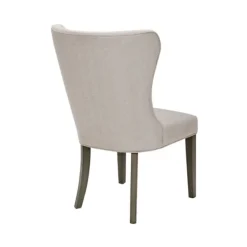 Cream Curved Back Upholstered Dining Chair-Kirkland's Home Best