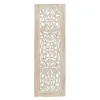 Cream Distressed Carved Floral Wall Plaque-Kirkland's Home Outlet