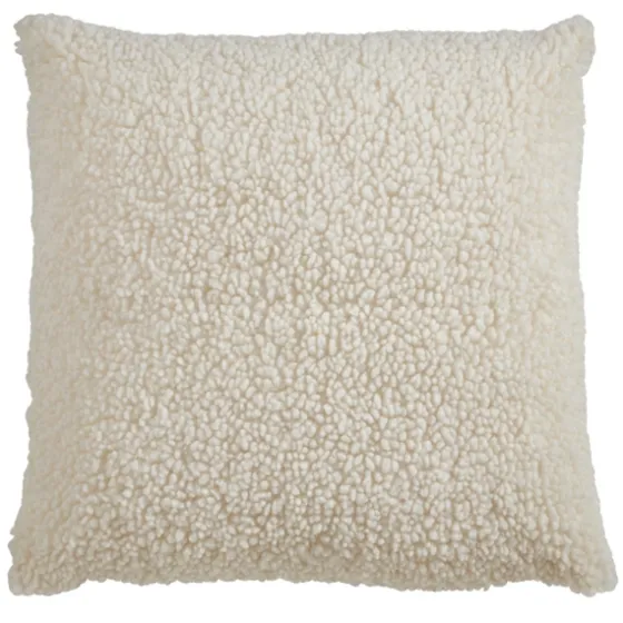 Cream Faux Lamb Fur Pillow-Kirkland's Home Online