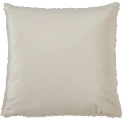 Cream Faux Lamb Fur Pillow-Kirkland's Home Online