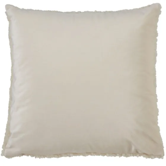 Cream Faux Lamb Fur Pillow-Kirkland's Home Online