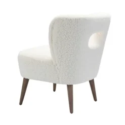Cream Fluffy Wingback Accent Chair-Kirkland's Home Flash Sale