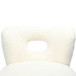 Cream Fluffy Wingback Accent Chair-Kirkland's Home Flash Sale