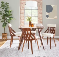 Cream Lattice Back 2-Pc. Dining Chair Set-Kirkland's Home Fashion