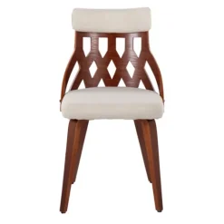 Cream Lattice Back 2-Pc. Dining Chair Set-Kirkland's Home Fashion