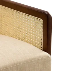 Cream Mahogany Finish Cane Panel Accent Chair-Kirkland's Home Cheap