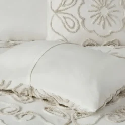 Cream Medallion California King Comforter Set-Kirkland's Home Fashion