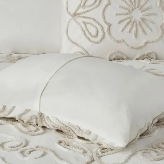 Cream Medallion California King Comforter Set-Kirkland's Home Fashion