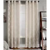 Cream Ogival Sheer Single Curtain Panel, 84 In.-Kirkland's Home Cheap