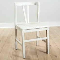 Cream Reclaimed Wood Daisy Valetta Dining Chair-Kirkland's Home Flash Sale