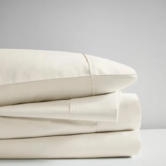 Cream Rich Cooling Cotton Queen Sheet Set-Kirkland's Home Fashion