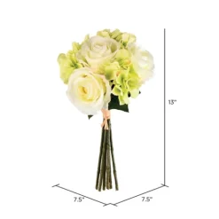 Cream Rose And Hydrangea Bouquets, Set Of 2-Kirkland's Home Hot